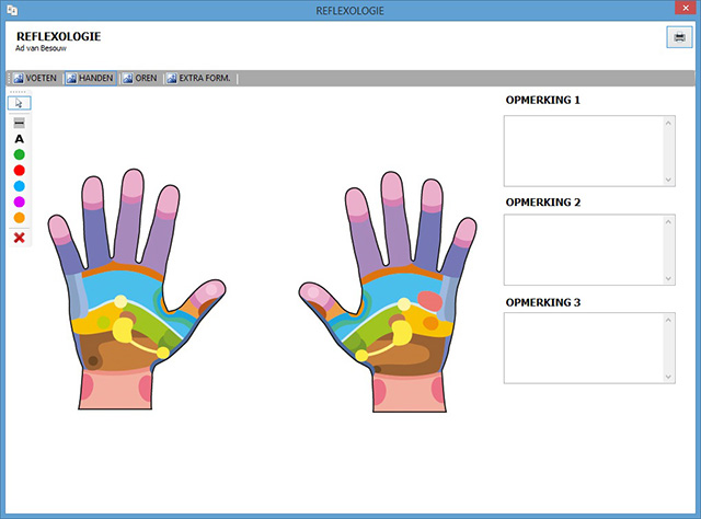 Reflexologieformulier